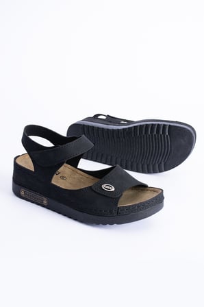 Yeny Kadın Anatomik Dolgu Topuk Rahat Comfort Poliüretan Taban Flat Sandalet