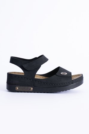Yeny Kadın Anatomik Dolgu Topuk Rahat Comfort Poliüretan Taban Flat Sandalet