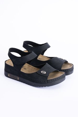 Yeny Kadın Anatomik Dolgu Topuk Rahat Comfort Poliüretan Taban Flat Sandalet