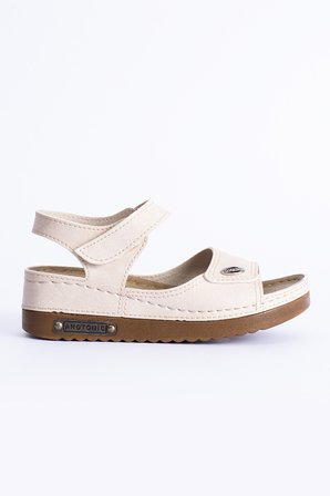 Yeny Kadın Anatomik Dolgu Topuk Rahat Comfort Poliüretan Taban Flat Sandalet