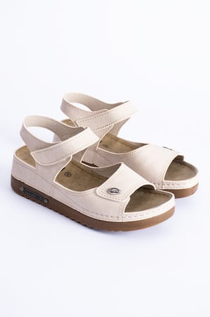 Yeny Kadın Anatomik Dolgu Topuk Rahat Comfort Poliüretan Taban Flat Sandalet