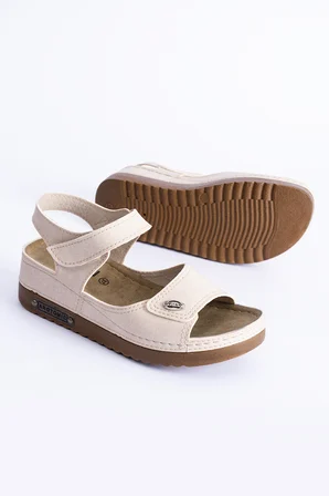 Yeny Kadın Anatomik Dolgu Topuk Rahat Comfort Poliüretan Taban Flat Sandalet