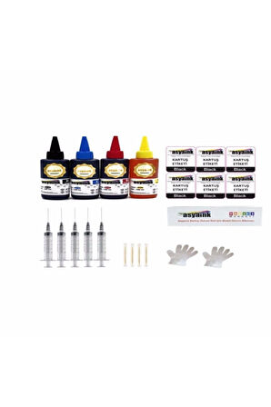 Hp 5075 Hp 5275 Uyumlu Kartuş Dolum Seti Renkli 4'lü Set