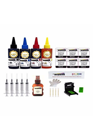 Canon E204 E304 E3140 E3340 E4240 Kartuş Dolum Seti Pg46/cl56