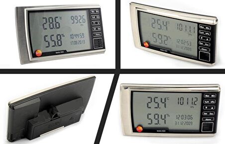 Testo 622 Nem Sıcaklık ve Basınç Ölçer (Alarmlı)