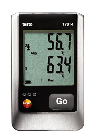 Testo 176T4 Sıcaklık Kayıt Cihazı 4 Kanallı