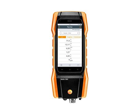 Testo 300 Baca Gaz Analiz Cihazı (Akıllı Dokunmatik Ekran)