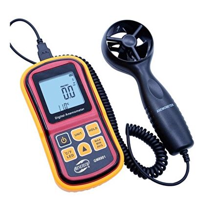 LYK BGM8901 Dijital Anemometre Rüzgar Hızı ve Sıcaklık Ölçer