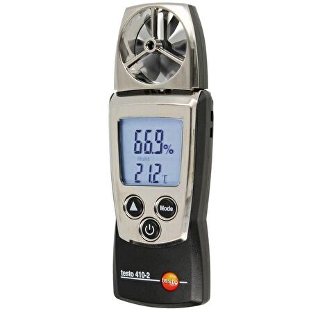 Testo 410-2 Anemometre (Hız+Sıcaklık+Nem)