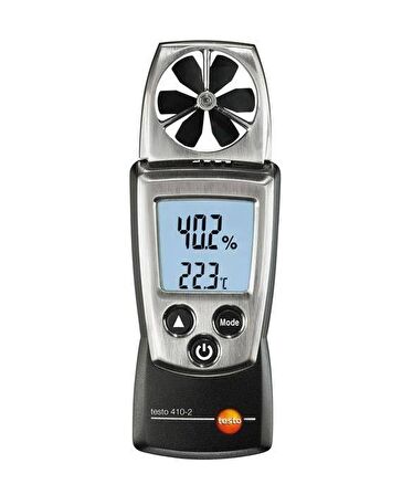 Testo 410-2 Anemometre (Hız+Sıcaklık+Nem)