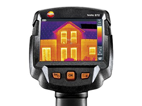 Testo 872 Termal Kamera Sıcaklık ve Su Kaçağı Tespit Cihazı