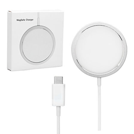 Magnet Wıreless Charger 5V/3A Usb Type-C 5W-7.5W-10W-15W
