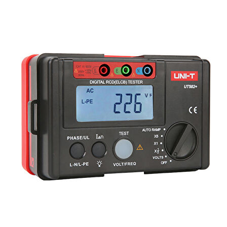 Unit UT-582+ Dijital RCD (ELCB) Test Cihazı