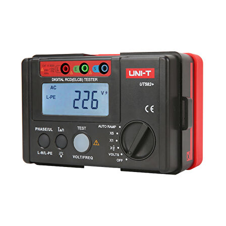 Unit UT-582+ Dijital RCD (ELCB) Test Cihazı