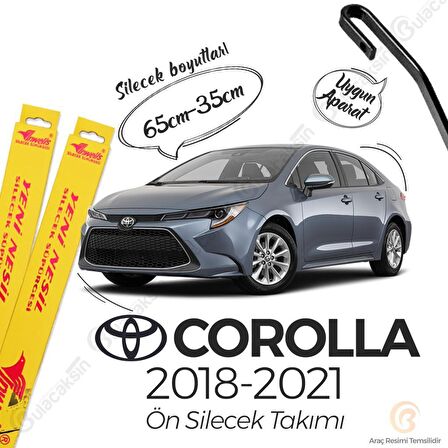 Toyota Corolla Muz Silecek Takımı (2018-2021) İnwells