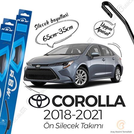 Toyota Corolla Muz Silecek Takımı (2018-2021) RBW
