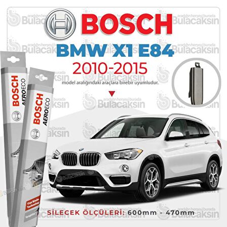 Bmw X1 E84 Muz Silecek Takımı (2010-2015) Bosch Aeroeco