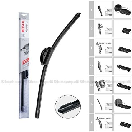 Citroen C4 Muz Silecek Takımı (2004-2009) Bosch Aeroeco
