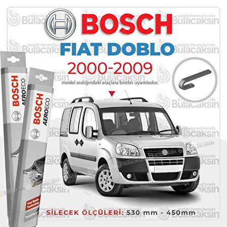 Fiat Doblo Muz Silecek Takımı (2000-2009) Bosch Aeroeco