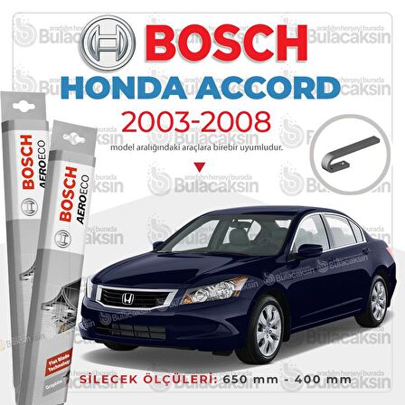Honda Accord Muz Silecek Takımı (2003-2008) Bosch Aeroeco