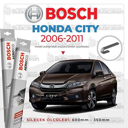 Honda City Muz Silecek Takımı (2006-2011) Bosch Aeroeco