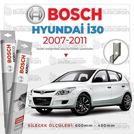 Hyundai i30 Muz Silecek Takımı (2007-2011) Bosch Aeroeco