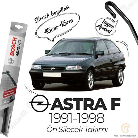 Opel Astra F Muz Silecek Takımı (1991-1998) Bosch Aeroeco