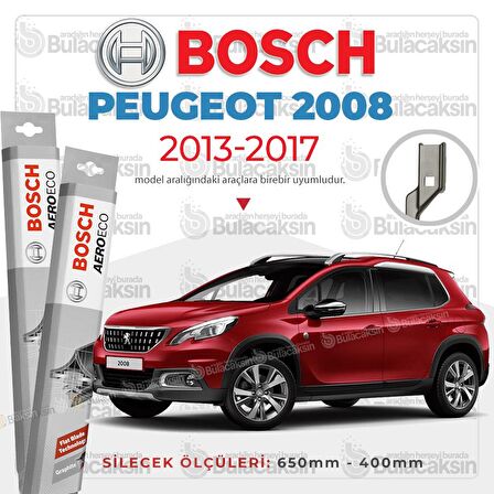 Peugeot 2008 Muz Silecek Takımı (2013-2017) Bosch Aeroeco