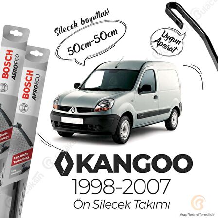 Renault Kangoo Muz Silecek Takımı (1998-2007) Bosch Aeroeco