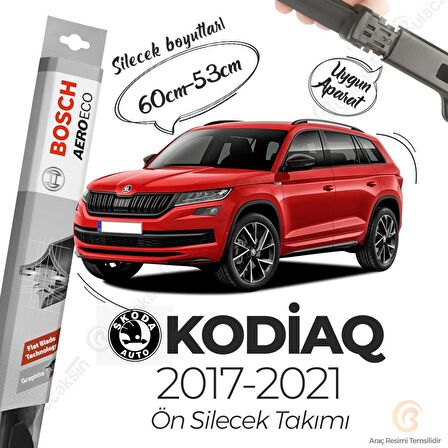 Skoda Kodiaq Muz Silecek Takımı (2017-2021) Bosch Aeroeco