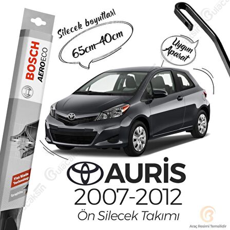 Toyota Auris Muz Silecek Takımı (2007-2012) Bosch Aeroeco