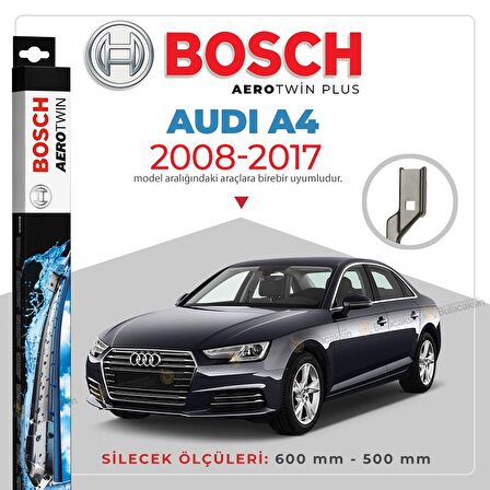 Audi A4 Muz Silecek Takımı (2008-2017) Bosch Aerotwin A297S