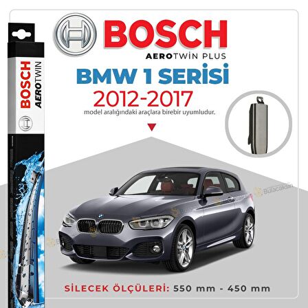 Bmw 1 F20-F21 Muz Silecek Takımı (2012-2017) Bosch Aerotwin