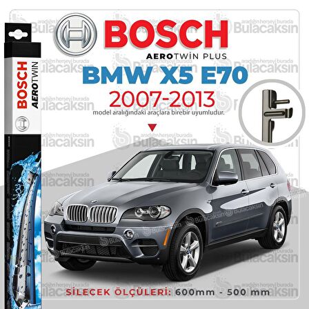 Bmw X5 E70 Muz Silecek Takımı (2007-2013) Bosch Aerotwin