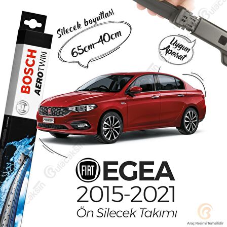 Fiat Egea Muz Silecek Takımı (2015-2021) Bosch Aerotwin