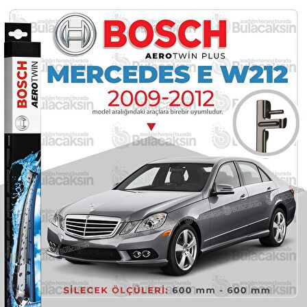 Mercedes E W212 Muz Silecek Takımı (2009-2012) Bosch Aerotwin