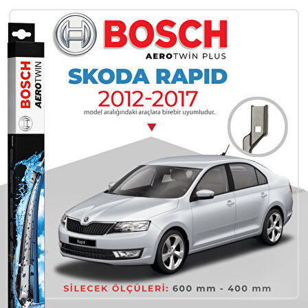 Skoda Rapid Muz Silecek Takımı (2012-2017) Bosch Aerotwin
