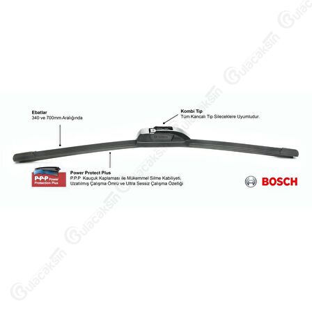 Toyota Auris Muz Silecek Takımı (2007-2012) Bosch Aerotwin
