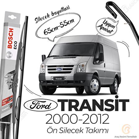 Ford Transit Silecek Takımı (2000-2012) Bosch ECO