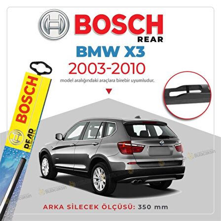 Bosch Rear BMW X3 E83 2003 - 2010 Arka Silecek - H351