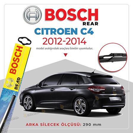 Bosch Rear Citroen C4 2012 - 2014 Arka Silecek - H840