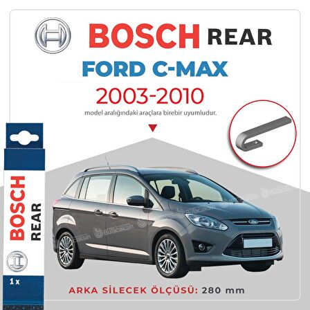 Bosch Rear Ford C-Max 2003 - 2010 Arka Silecek - H282