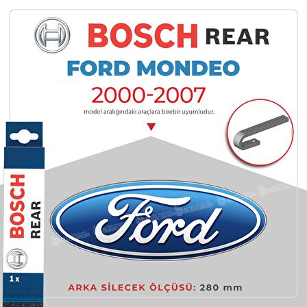 Bosch Rear Ford Mondeo 2000 - 2007 Arka Silecek - H282