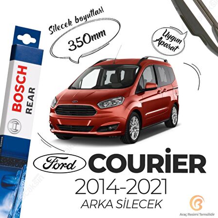 Ford Courier Arka Silecek (2014 - 2021) Bosch Rear H353