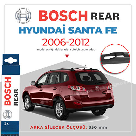 Bosch Rear Hyundai Santa Fe 2006 - 2012 Arka Silecek - H352