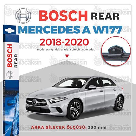 Bosch Rear Mercedes A Serisi W177 2018-2020 Arka Silecek - A332H