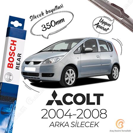 Bosch Rear Mitsubishi Colt 2004 - 2008 Arka Silecek - H351