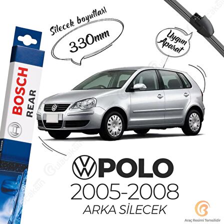 Volkswagen Polo Arka Silecek (2005-2008) Bosch Rear A330H