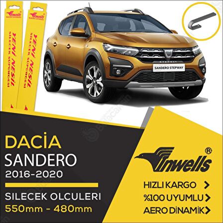 Dacia Sandero Muz Silecek Takımı (2016-2020) İnwells