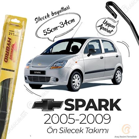 Chevrolet Spark Silecek Takımı (2005-2009) İnwells Hibrit